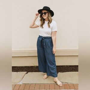 Surkana Wide Leg Women's Pants; Size Medium